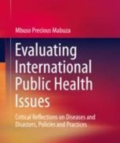 Evaluating International Public Health Issues: Critical Reflections on Diseases and Disasters, Policies and Practices 1st ed. 2020 Edition
