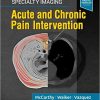 Specialty Imaging: Acute and Chronic Pain Intervention 1st Edition (EPUB)