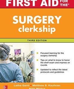 First Aid for the Surgery Clerkship, Third Edition (First Aid Series) (EPUB)