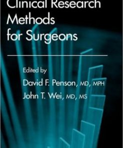 Clinical Research Methods for Surgeons (PDF)