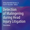 Detection of Malingering during Head Injury Litigation (3rd ed.) (PDF)