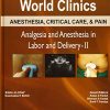 Analgesia and Anesthesia in Labour and Delivery-II (World Clinics: Anesthesia, Critical Care, Pain) (PDF)