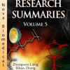 Medicine Research Summaries. Volume 5