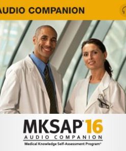 MKSAP 16: Medical Knowledge Self-Assessment Program (Set of 2 Parts) + Audio Companion