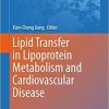 Lipid Transfer in Lipoprotein Metabolism and Cardiovascular Disease (Advances in Experimental Medicine and Biology (1276)) 1st ed. 2020 Edition