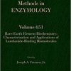 Rare-Earth Element Biochemistry: Characterization and Applications of Lanthanide-Binding Biomolecules (Volume 651) (Methods in Enzymology, Volume 651) 1st Edition
