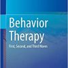 Behavior Therapy: First, Second, and Third Waves (EPUB)