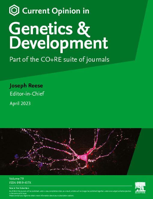 Current Opinion in Genetics & Development: Volume 72 to Volume 77 2022 PDF