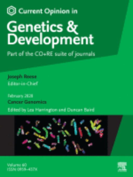 Current Opinion in Genetics & Development: Volume 60 to Volume 65 2020 PDF