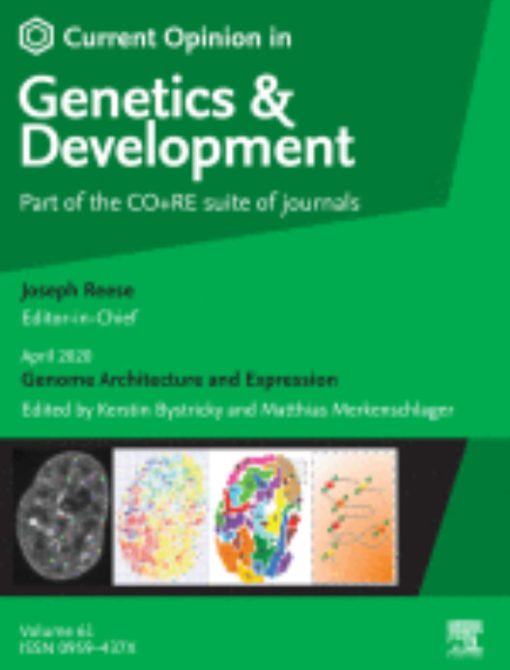 Current Opinion in Genetics & Development: Volume 60 to Volume 65 2020 PDF