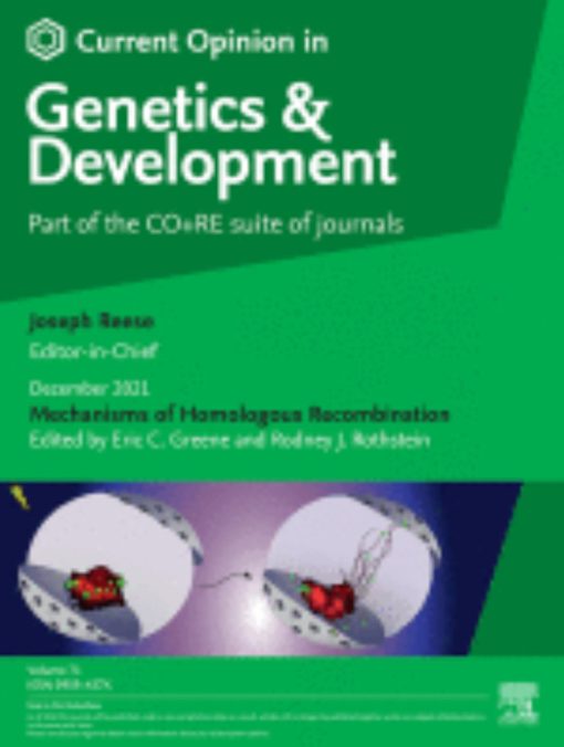 Current Opinion in Genetics & Development: Volume 66 to Volume 71 2021 PDF