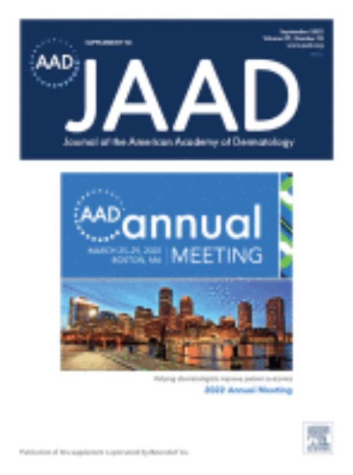 Journal of the American Academy of Dermatology: Volume 87 (Issue 1 to Issue 6) 2022 PDF