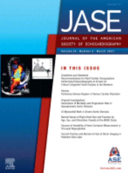 Journal of the American Society of Echocardiography – Volume 34 (Issue 1 to Issue 12) 2021 PDF