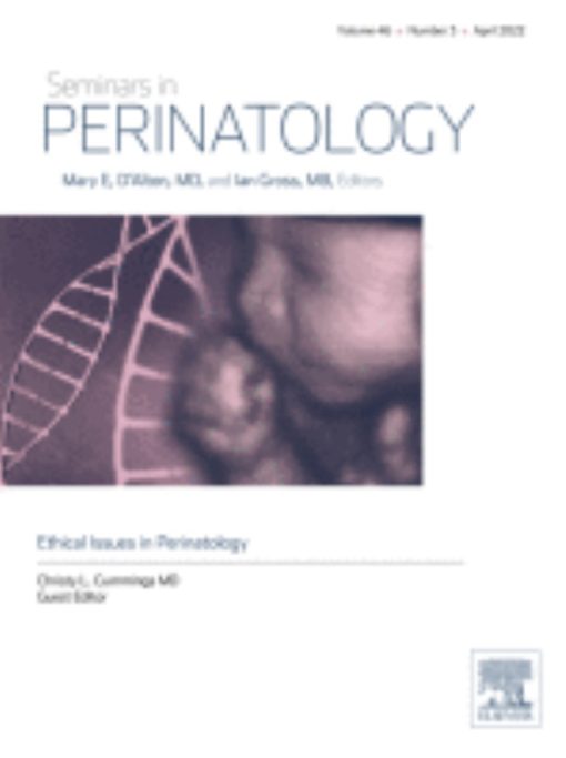 Seminars in Perinatology: Volume 46 (Issue 1 to Issue 8) 2022 PDF