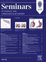 Seminars in Thoracic and Cardiovascular Surgery: Volume 34, Issue 4 2022 PDF
