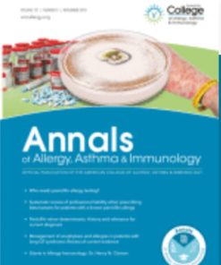Annals of Allergy, Asthma & Immunology – Volume 121, Issue 5 2018 PDF
