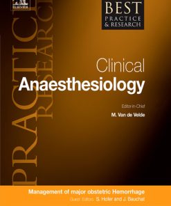 Best Practice & Research Clinical Anaesthesiology – Volume 36, Issue 3-4 2022 PDF