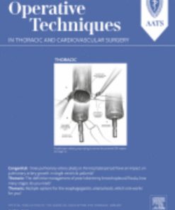 Operative Techniques in Thoracic and Cardiovascular Surgery – Volume 25, Issue 2 2020 PDF