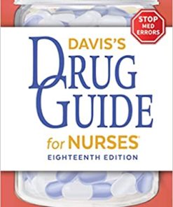 Davis’s Drug Guide for Nurses Eighteenth Edition (PDF Book)