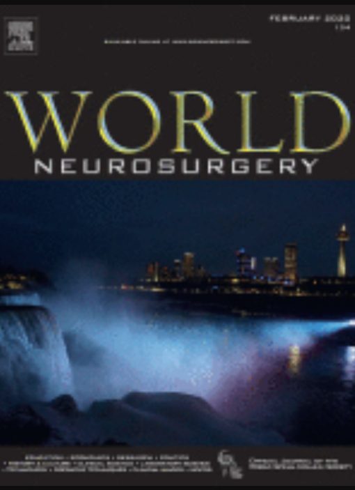 World Neurosurgery: Volume 133 to Volume 144 2020 PDF