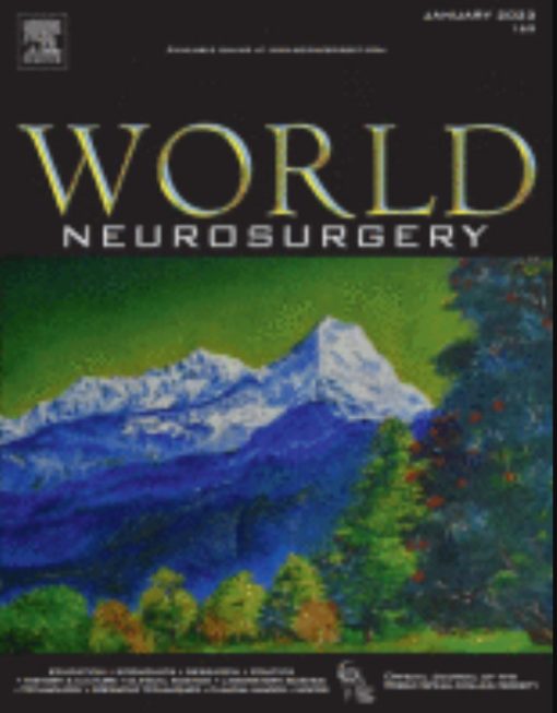 World Neurosurgery: Volume 169 to Volume 180 2023 PDF