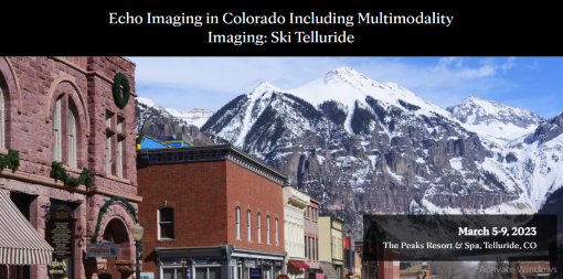 Mayo Clinic Echo Imaging in Colorado Including Multimodality Imaging Ski Telluride 2023 (CME VIDEOS)