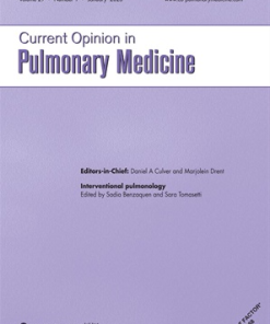 Current Opinion in Pulmonary Medicine 2023 Archives (PDF Book)
