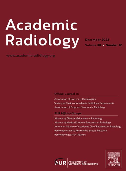 Academic Radiology: Volume 30 (Issue 1 to Issue 12) 2023 PDF