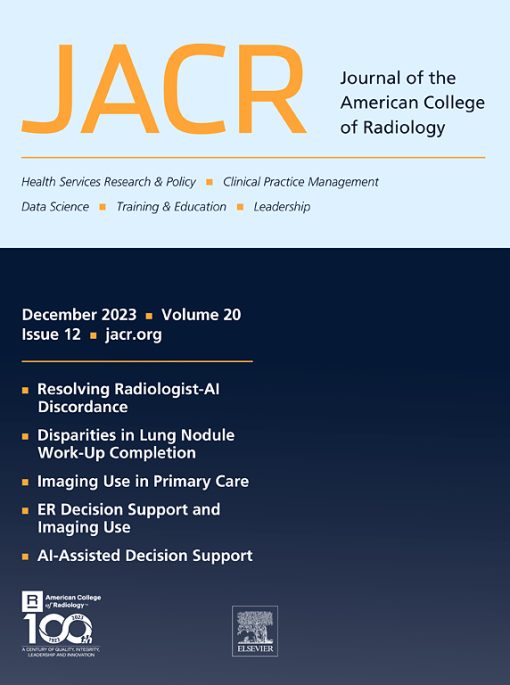 Journal of the American College of Radiology: Volume 20 (Issue 1 to Issue 12) 2023 PDF