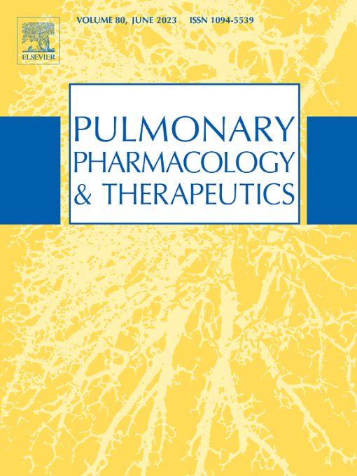 Pulmonary Pharmacology & Therapeutics: Volume 60 to Volume 65 2020 PDF