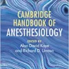 Cambridge Handbook of Anesthesiology (PDF)