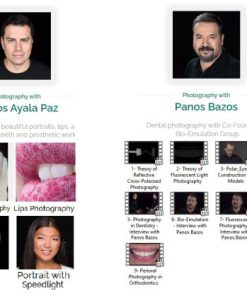 Dentistry Photography – (Two courses in one Package) / Carlos Ayala Paz, Panos Bazos (Course)