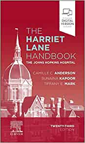 The Harriet Lane Handbook: The Johns Hopkins Hospital, 23rd edition (PDF Book)
