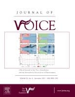 Journal of Voice: Volume 35 (Issue 1 to Issue 6) 2021 PDF