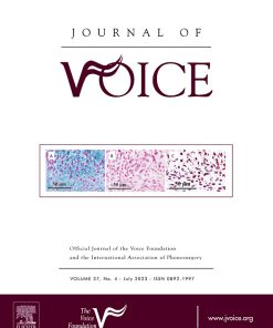 Journal of Voice: Volume 37 (Issue 1 to Issue 6) 2023 PDF