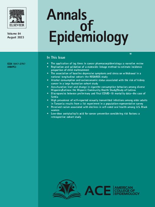 Annals of Epidemiology: Volume 41 to Volume 52 2020 PDF