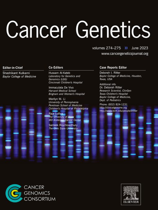 Cancer Genetics: Volume 240 to Volumes 248–249 2020 PDF