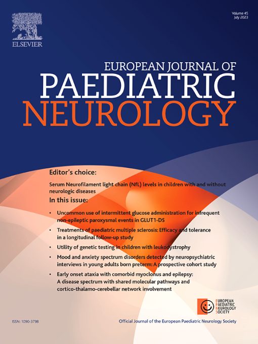 European Journal of Paediatric Neurology: Volume 42 to Volume 47 2023 PDF