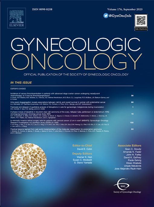 Gynecologic Oncology: Volume 168 to Volume 179 2023 PDF