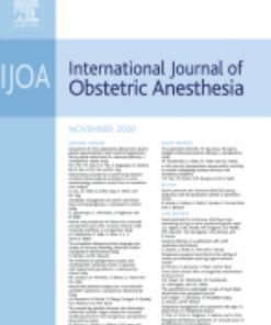 International Journal of Obstetric Anesthesia: Volume 41 to Volume 44 2020 PDF