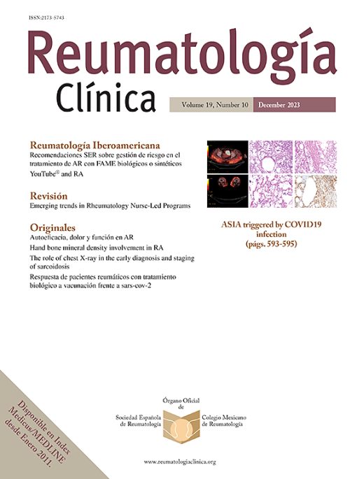Reumatología Clínica (English Edition): Volume 19 (Issue 1 to Issue 10) 2023 PDF