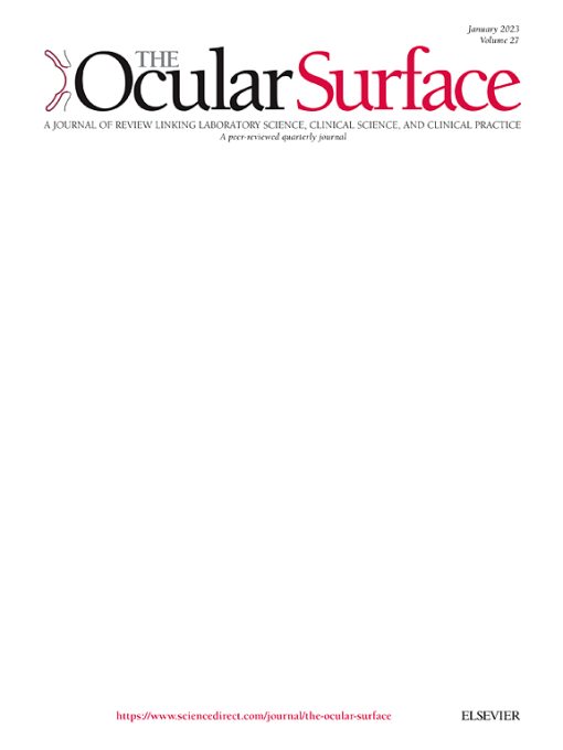 The Ocular Surface: Volume 18 (Issue 1 to Issue 4) 2020 PDF