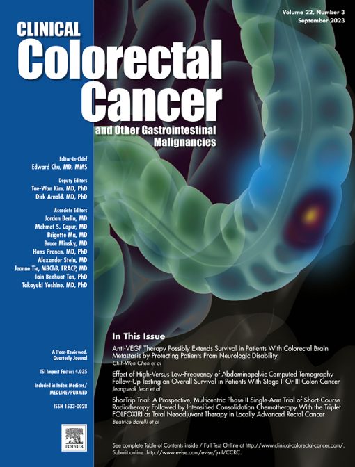 Clinical Colorectal Cancer: Volume 22 (Issue 1 to Issue 4) 2023 PDF