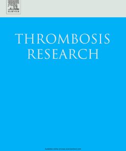 Thrombosis Research: Volume 185 to Volume 196 2020 PDF