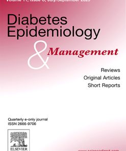Diabetes Epidemiology and Management: Volume 1 to Volume 4 2021 PDF