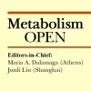 Metabolism Open: Volume 1 to Volume 4 2019 PDF