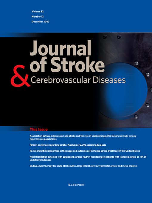 Journal of Stroke and Cerebrovascular Diseases: Volume 29 (Issue 1 to Issue 12) 2020 PDF
