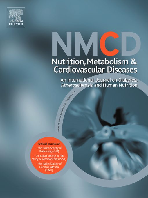 Nutrition, Metabolism and Cardiovascular Diseases: Volume 30 (Issue 1 to Issue 12) 2020 PDF