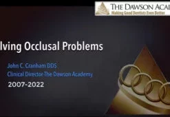Solving Occlusal Problems – 5 Lectures (Dental course)