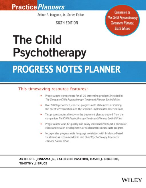 The Child Psychotherapy Progress Notes Planner, 6th edition (PDF)